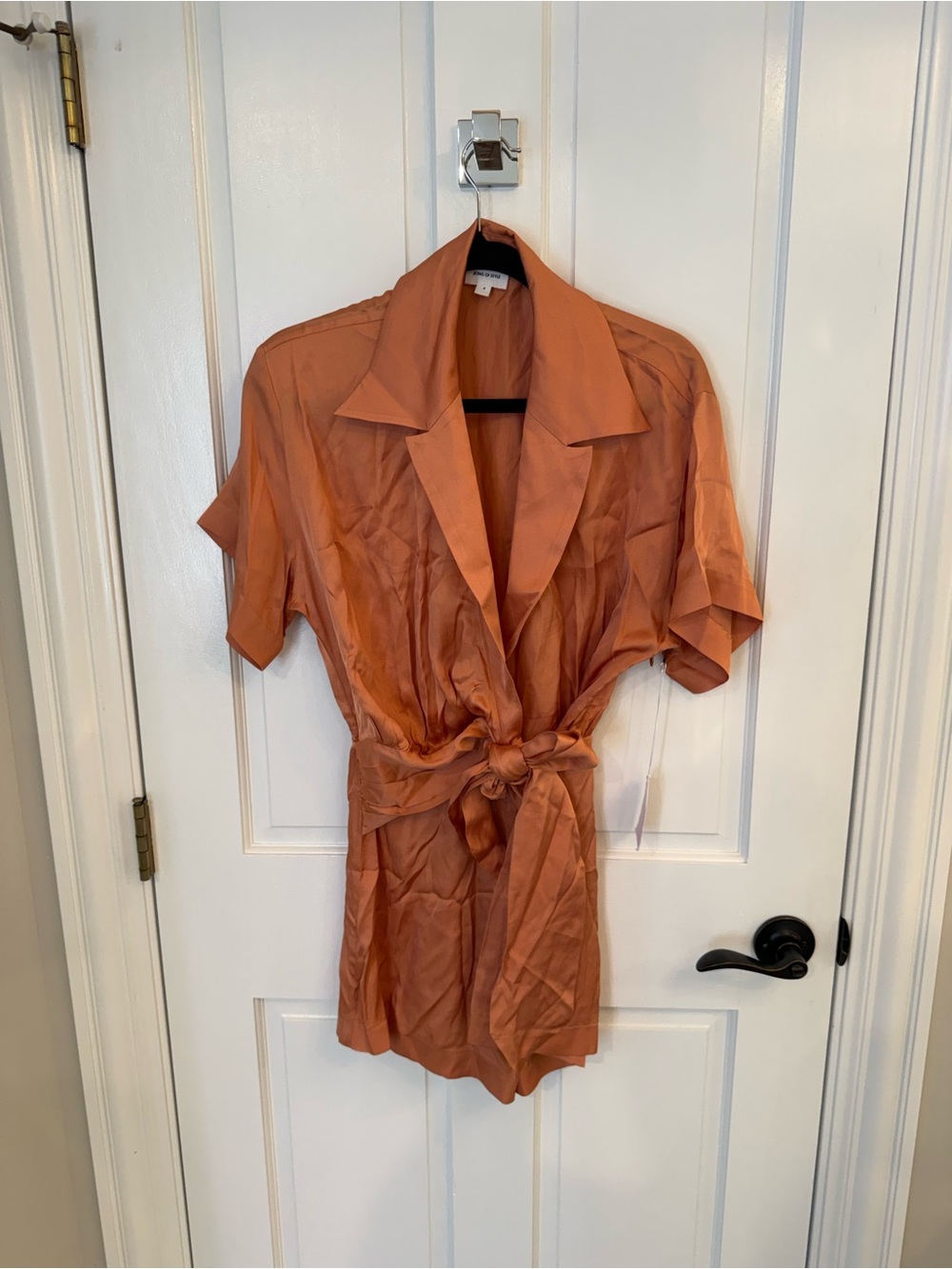 NWT Revolve Song of Style Hannah Romper in Peach - Picture 2 of 6